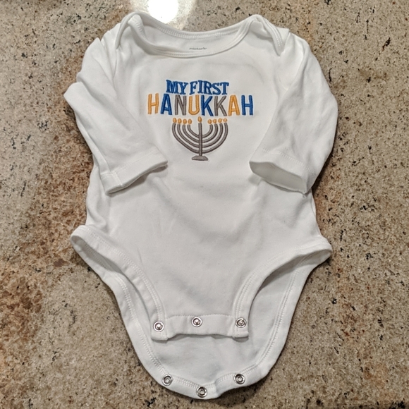 my first hanukkah onesie